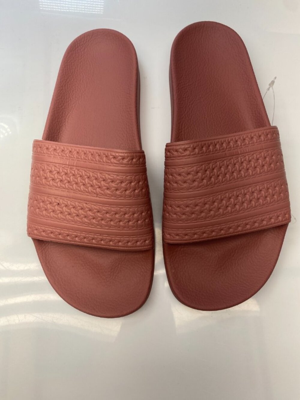 Adidas Original Women's Pink Rubber Pool Slides Sz 10